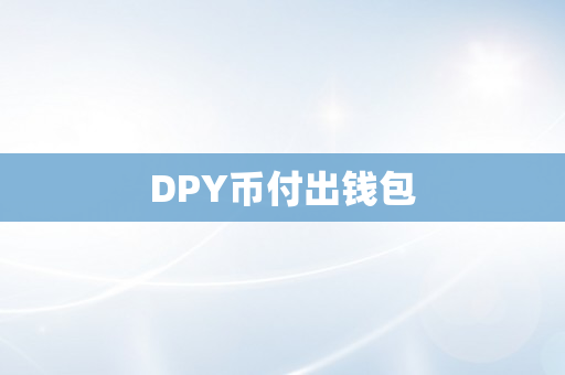 DPY币付出钱包