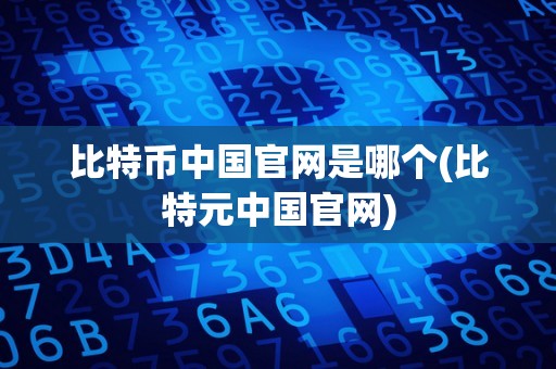 比特币中国官网是哪个(比特元中国官网)