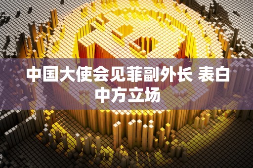 中国大使会见菲副外长 表白中方立场