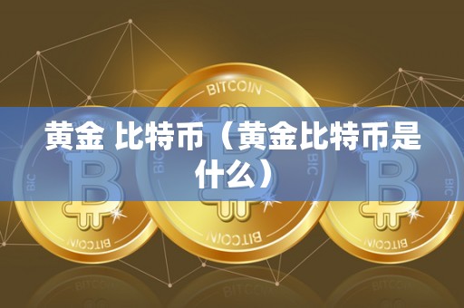 黄金 比特币（黄金比特币是什么）