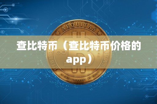 查比特币（查比特币价格的app）