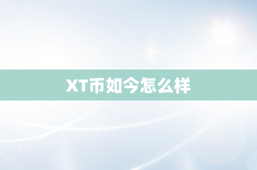 XT币如今怎么样