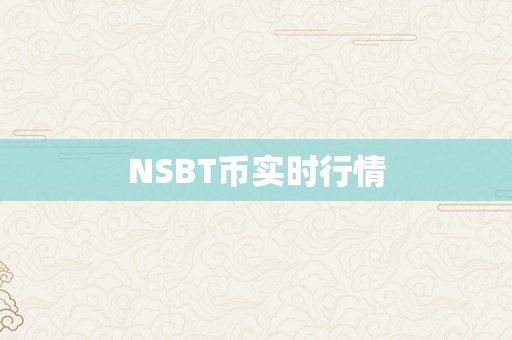 NSBT币实时行情