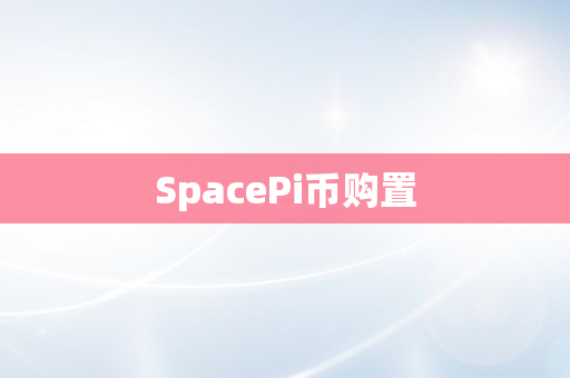 SpacePi币购置