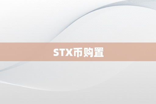 STX币购置