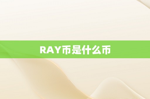 RAY币是什么币