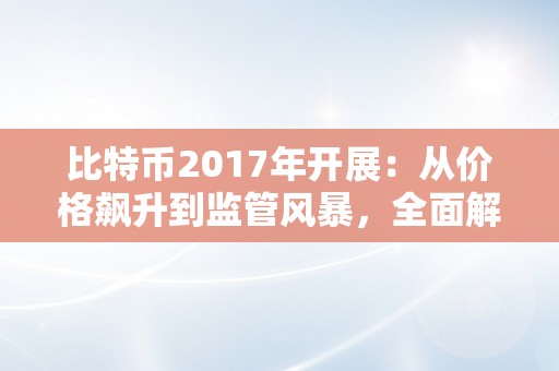 比特币2017年开展：从价格飙升到监管风暴，全面解析比特币的汗青性一年