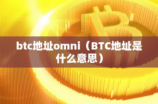 btc地址omni（BTC地址是什么意思）