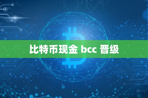 比特币现金 bcc 晋级