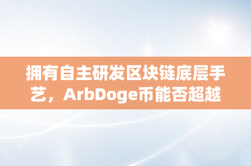 拥有自主研发区块链底层手艺，ArbDoge币能否超越以太坊？（ar 区块链）