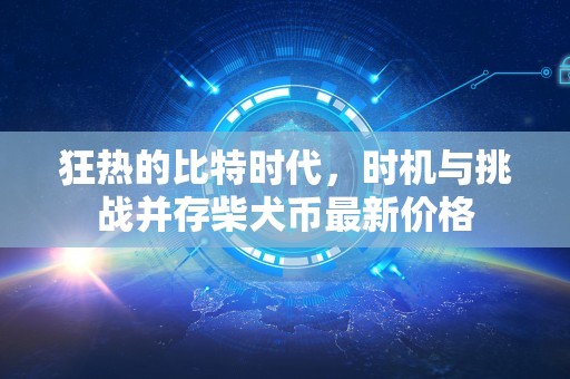 狂热的比特时代，时机与挑战并存柴犬币最新价格