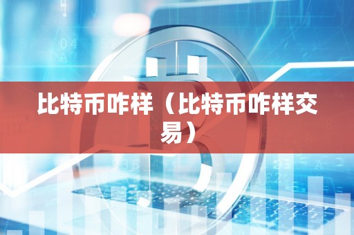 比特币咋样（比特币咋样交易）