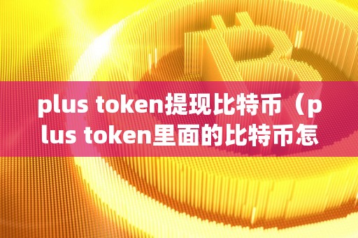 plus token提现比特币（plus token里面的比特币怎么办）