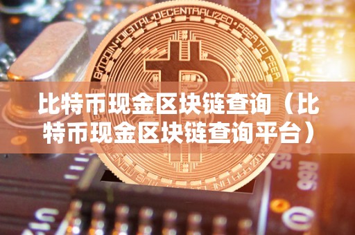 比特币现金区块链查询（比特币现金区块链查询平台）