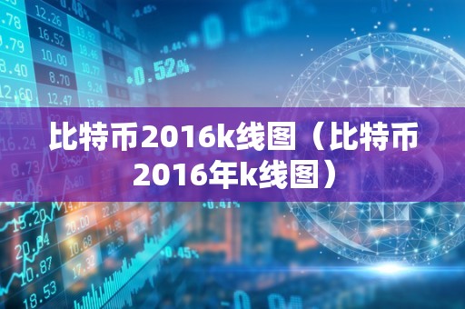 比特币2016k线图（比特币2016年k线图）