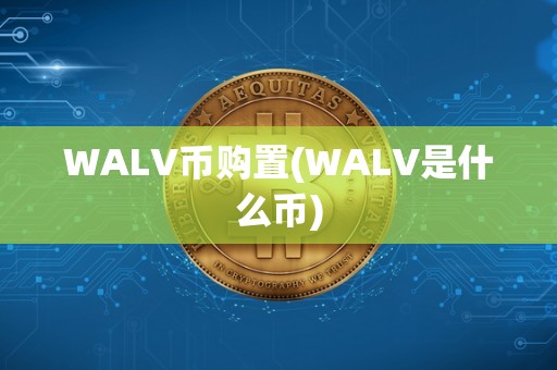 WALV币购置(WALV是什么币)