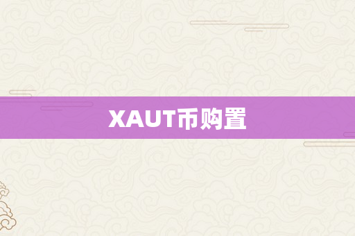 XAUT币购置