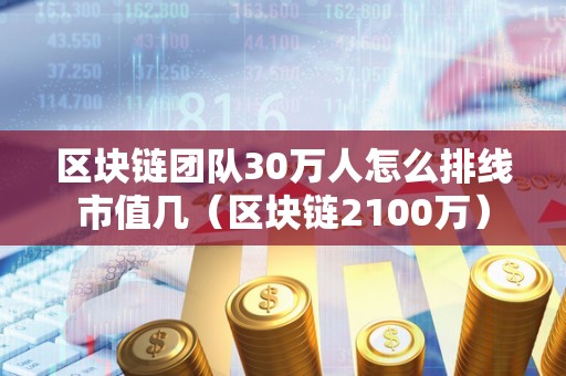 区块链团队30万人怎么排线市值几（区块链2100万）