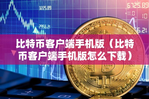 比特币客户端手机版（比特币客户端手机版怎么下载）