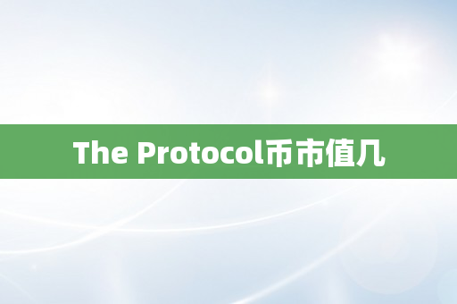 The Protocol币市值几